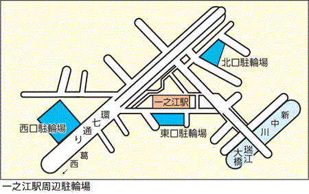 一之江駅周辺地図