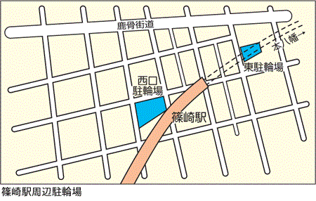 篠崎駅周辺地図