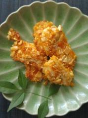 7月30日のレシピ　鶏肉の柿ピーナッツ焼き