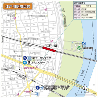 江戸川駅周辺図