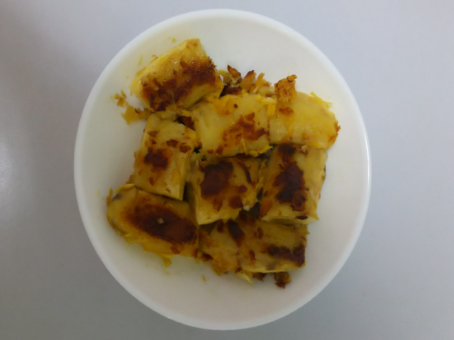 熟しすぎたバナナのパン粉焼き