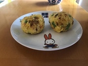 野菜たっぷり焼きおにぎり