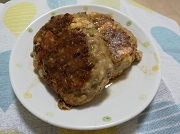 だいこんの葉、豆腐入り、ヘルシーハンバーグ