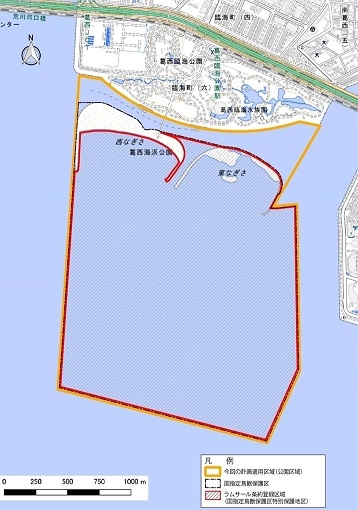 葛西海浜公園の全体地図