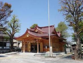 長島香取神社社殿の写真