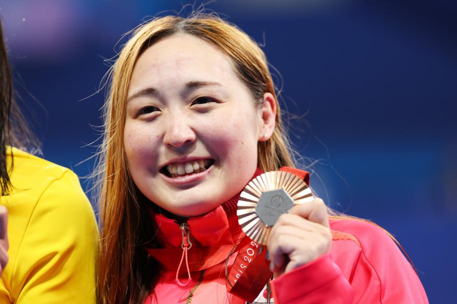 パリパラリンピックで銅メダルを獲得した辻内彩野選手