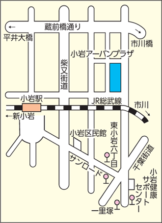 小岩アーバンプラ地図