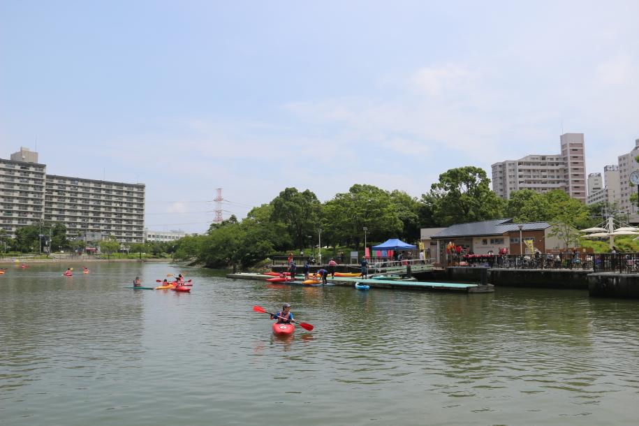 多目的カヌー場風景