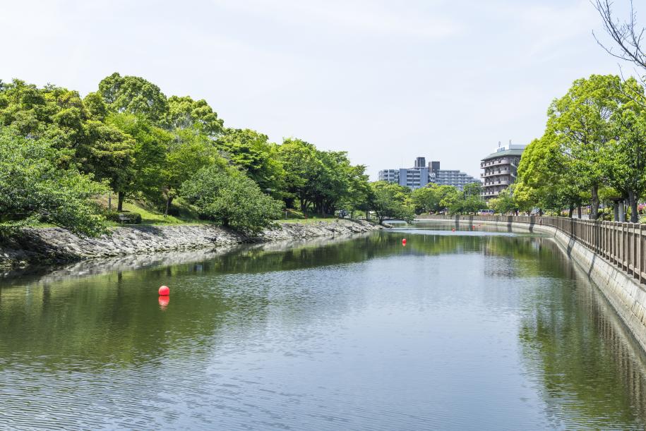 カヌースプリント場風景