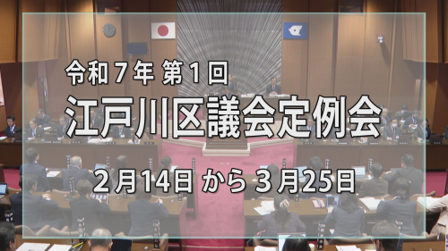 令和7年第1回江戸川区議会定例会
