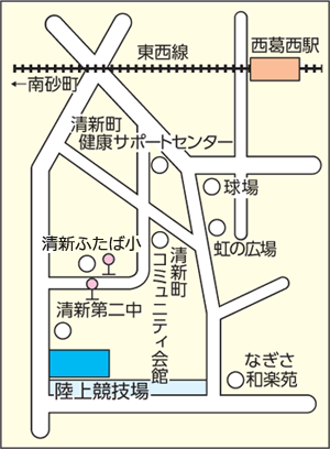 地図　陸上競技場