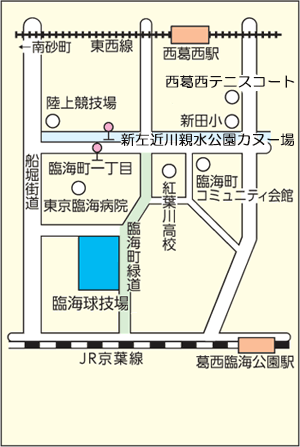 地図　臨海球技場