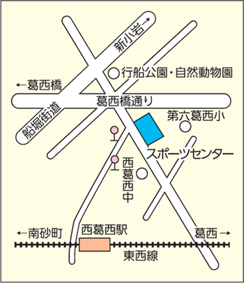 地図スポーツセンター周辺図