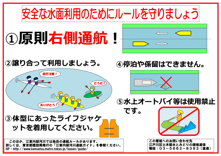 河川の利用ルール