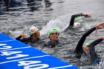 スイムのスタート地点