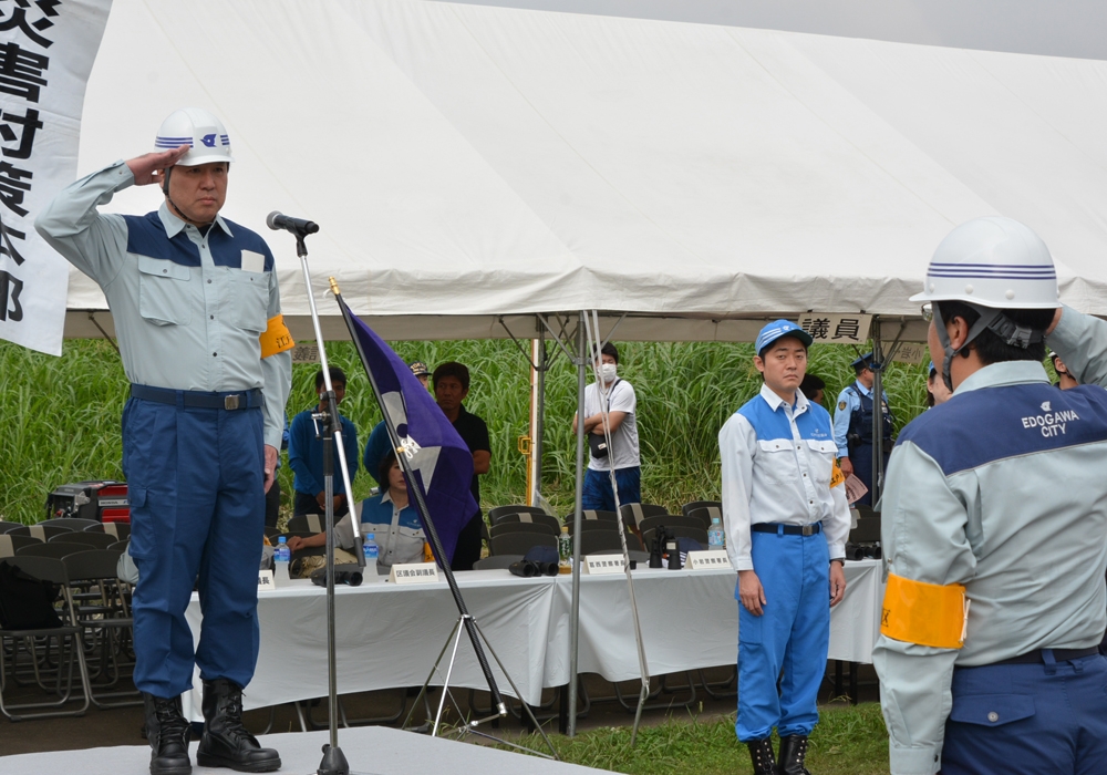 写真：総合防災訓練の様子