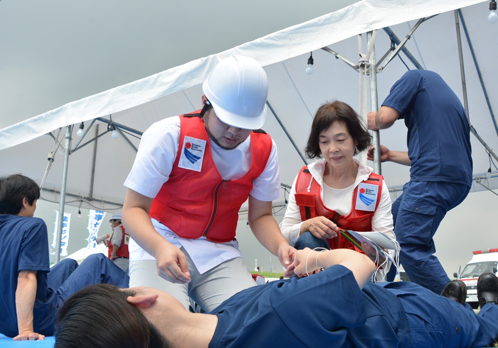 写真：医療救護活動