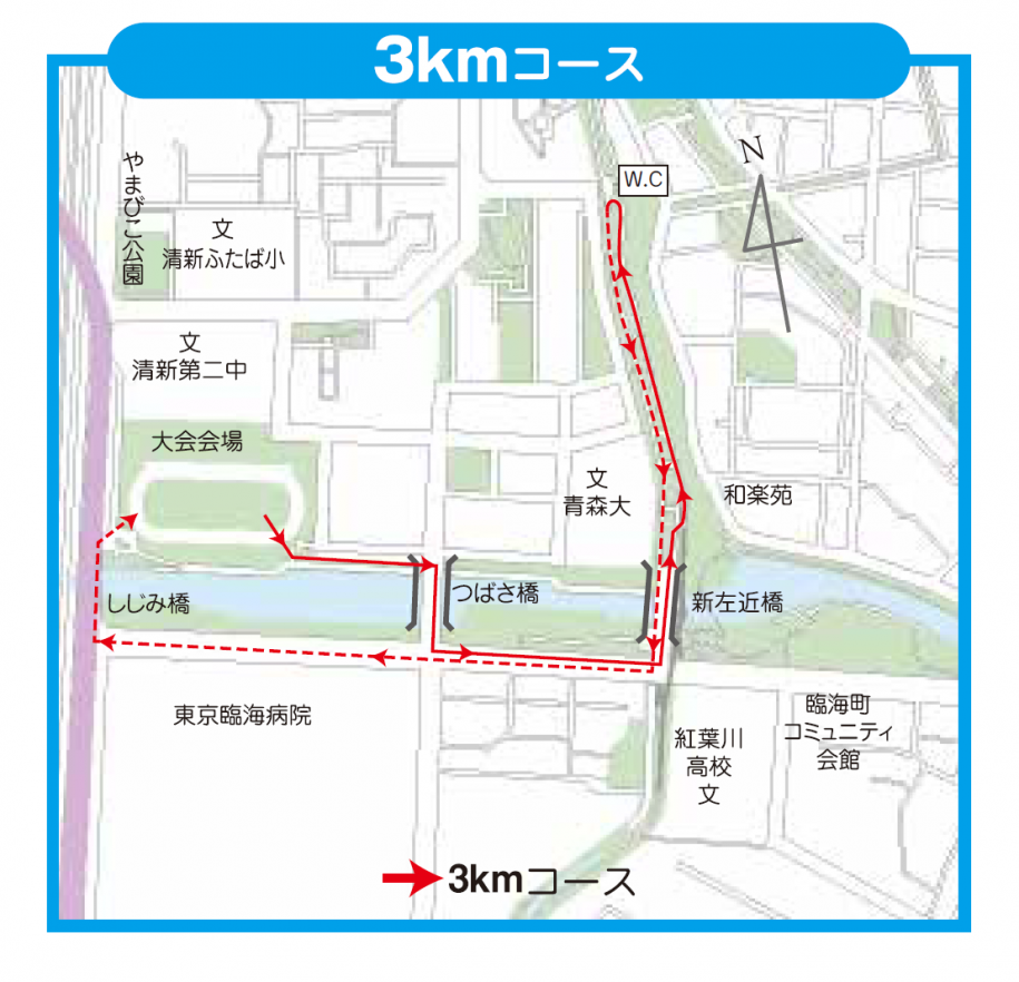 3キロコース図