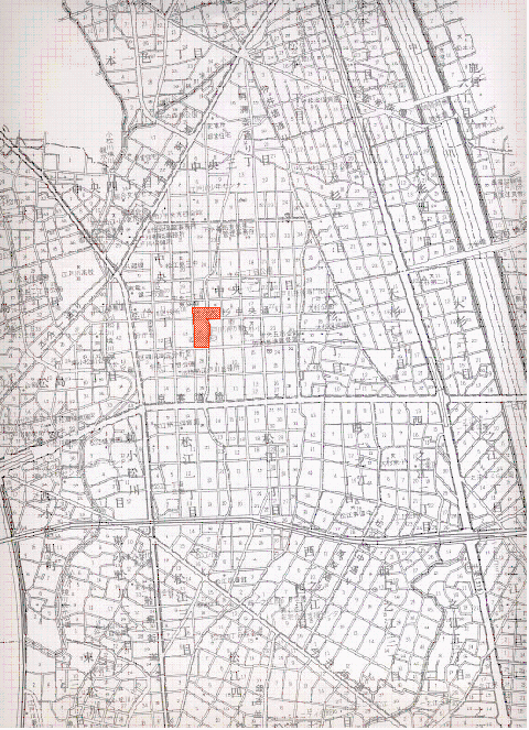 江戸川中央団地自治会の地図