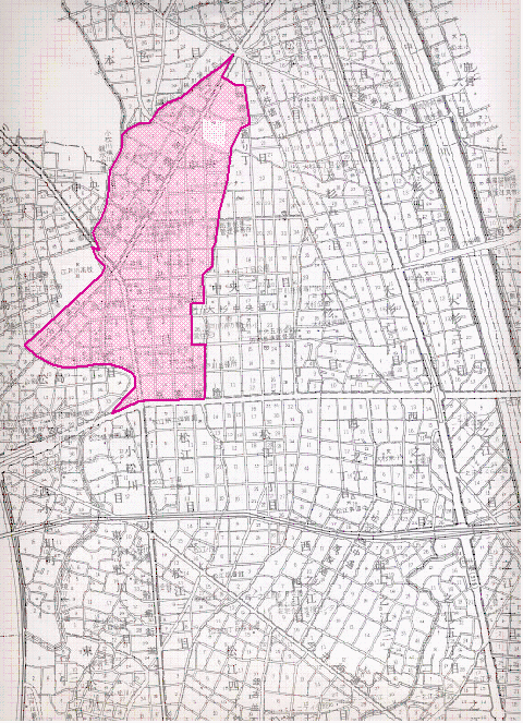 東四町会の地図