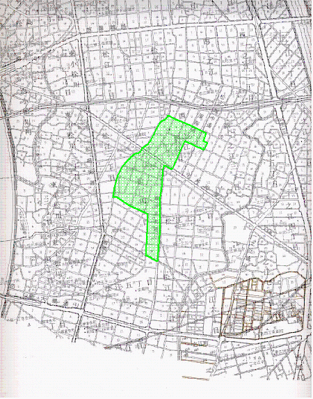 西一之江原町会の地図