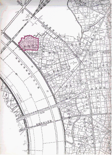 松島西町会の地図