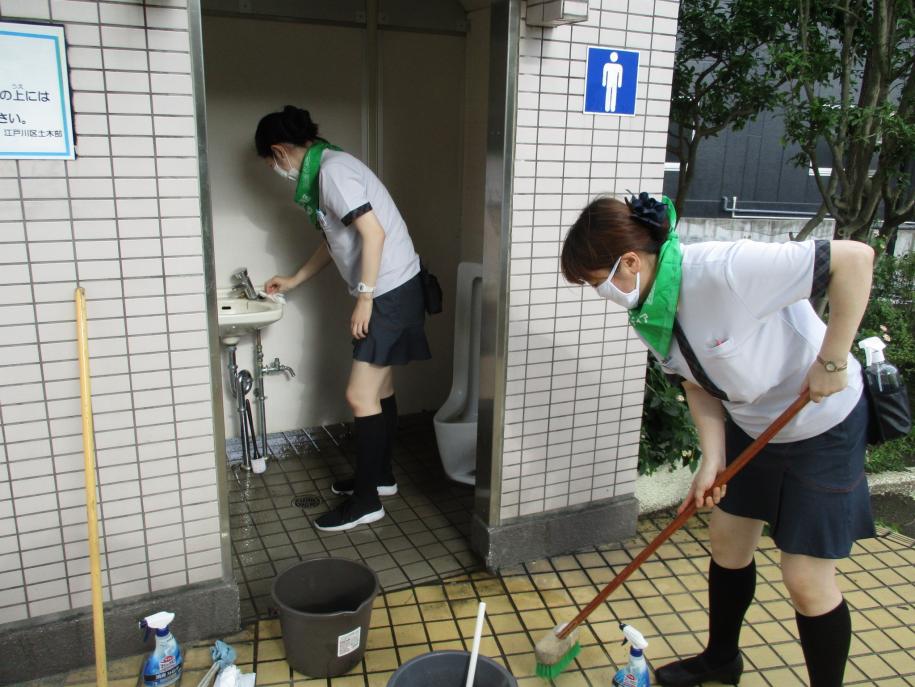 キコーナ平井店清掃活動