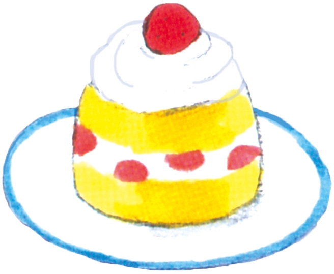 イラスト：ショートケーキ