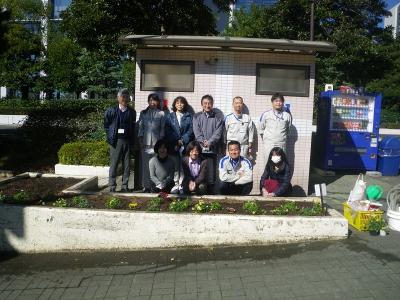 宇喜田川公園のボランティア集合写真