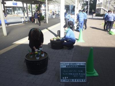 船堀駅での活動状況