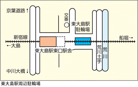 東大島駅周辺地図