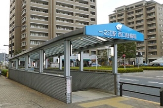 一之江駅西口駐輪場