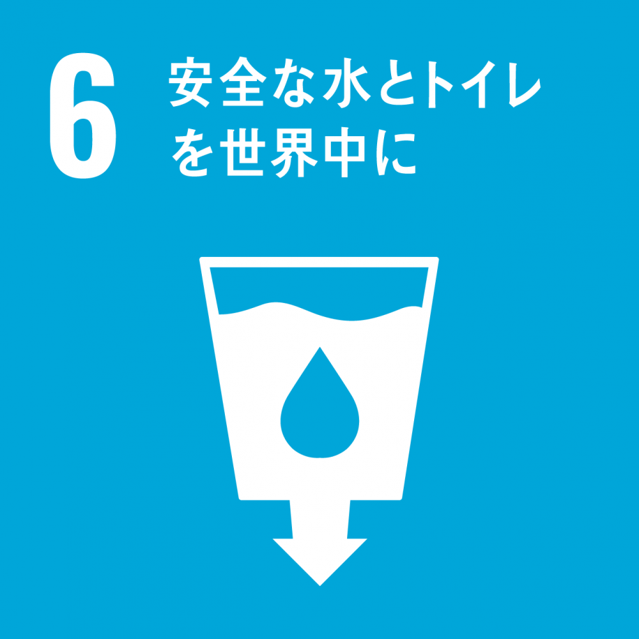 アイコン6：安全な水とトイレを世界中に