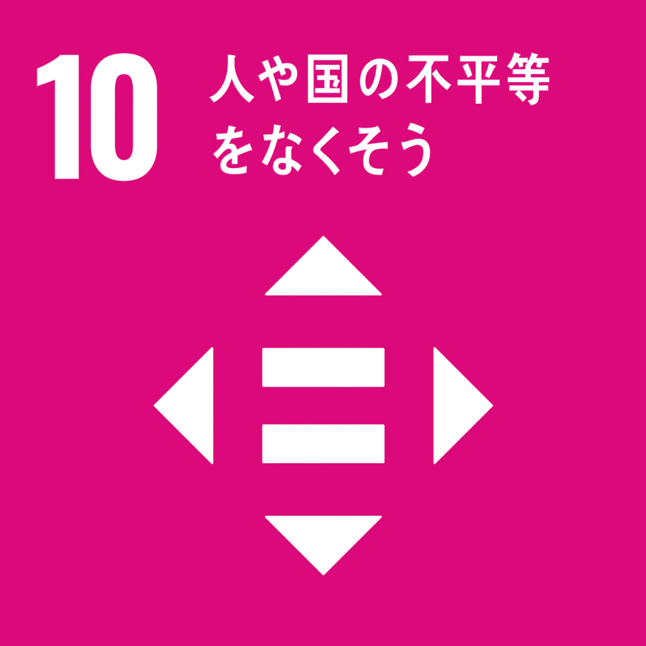 アイコン10：人や国の不平等をなくそう