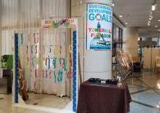 展示リボンかけ