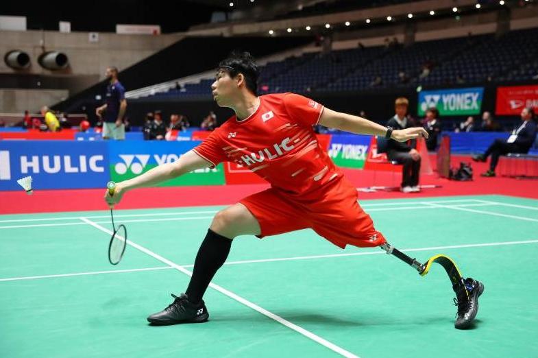 パラバドミントン選手