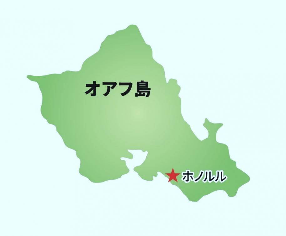 オアフ地図