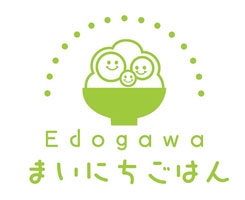 ロゴマーク　Edogawaまいにちごはん