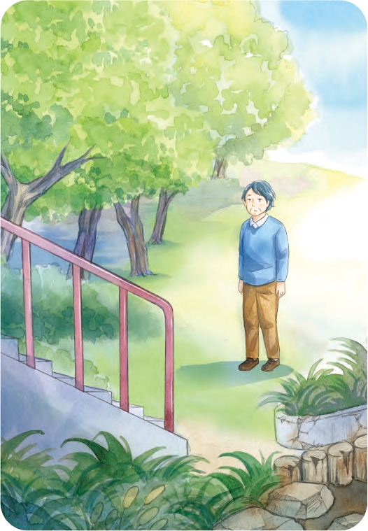 挿絵（たたずむひとりの人）