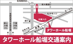 タワーホール船堀案内図