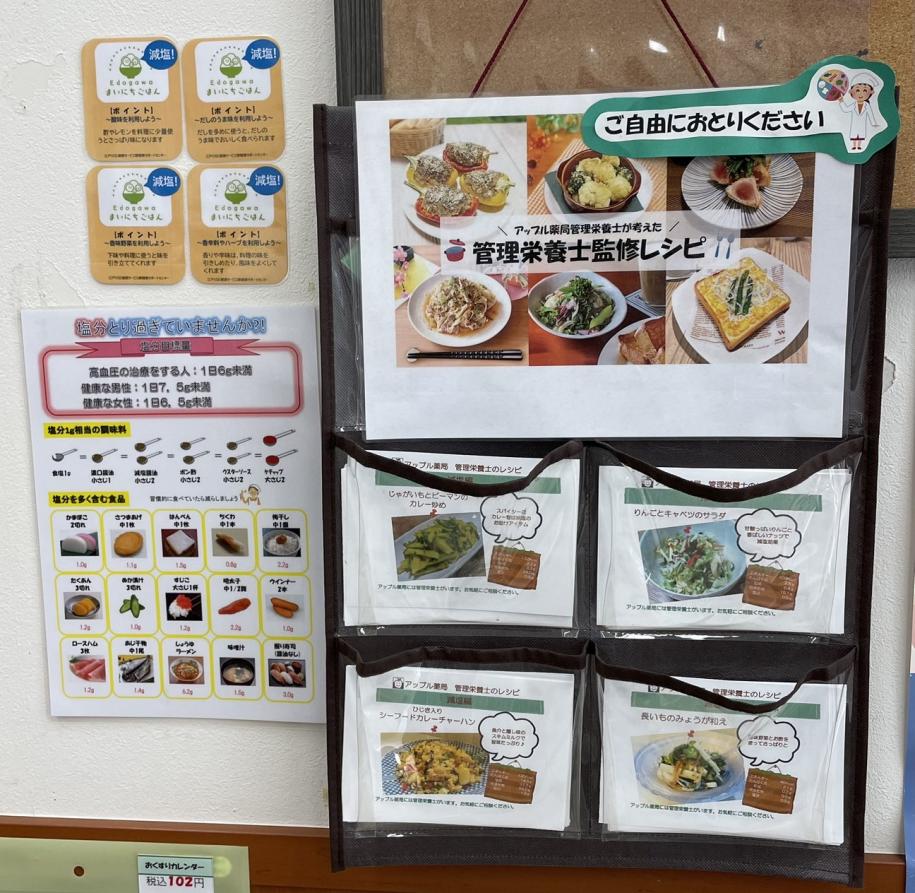 アップル薬局小岩店掲示物
