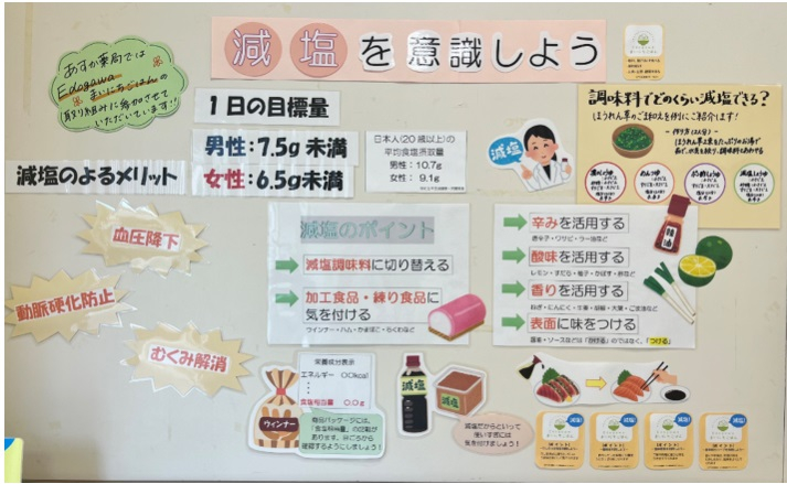 あすか薬局減塩コーナー(2025年時点)