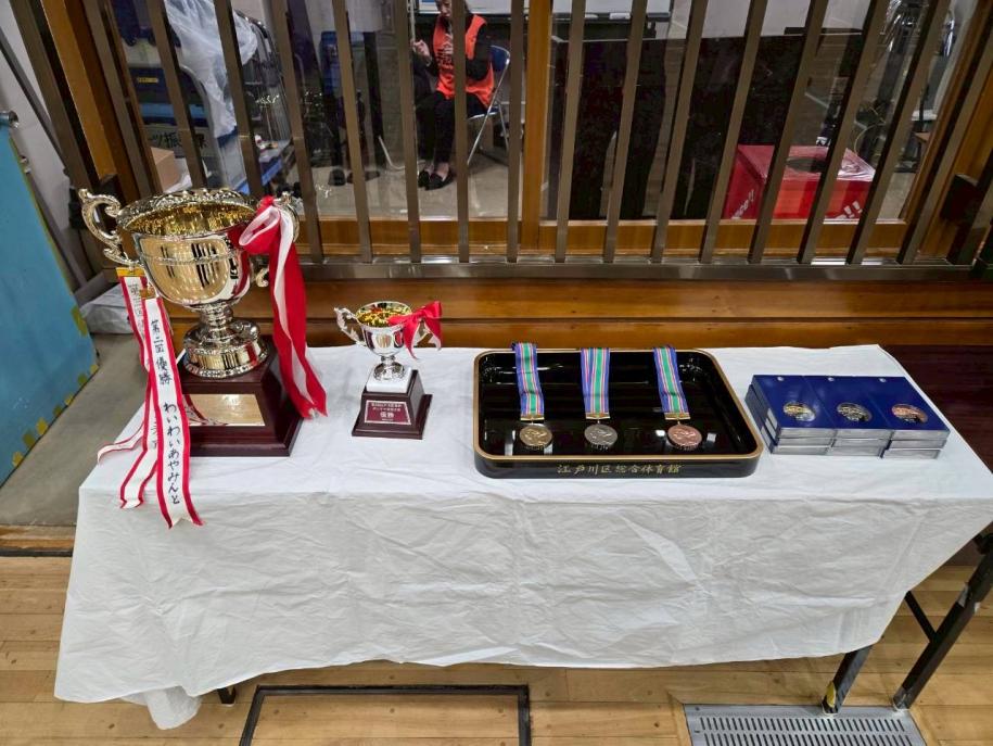 トロフィーとメダル