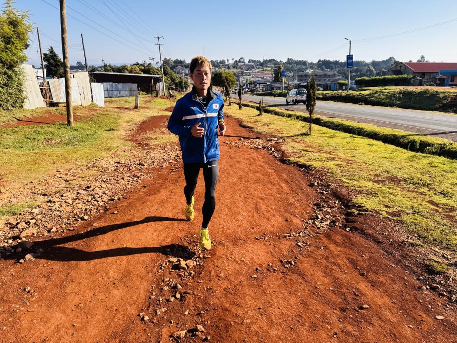 遠征中の中野選手
