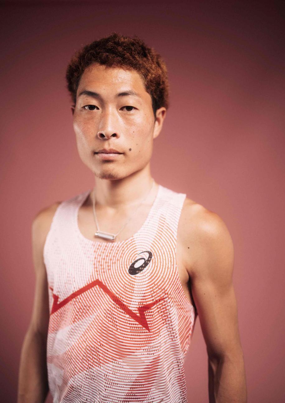 中野洸介選手、正面からの写真