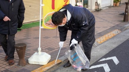 パトラン東京による地域清掃とパトロール　その2