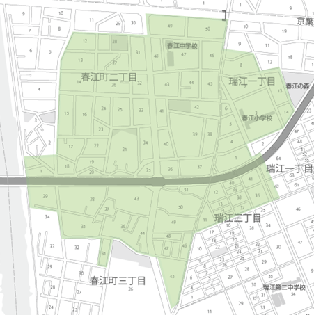 椿親和会区域図