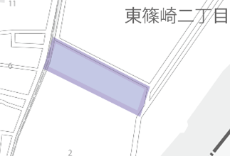 王子製紙江戸川社宅自治会区域図