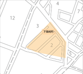 都営下団地自治会区域図