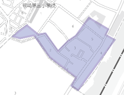 東篠崎共栄町会区域図